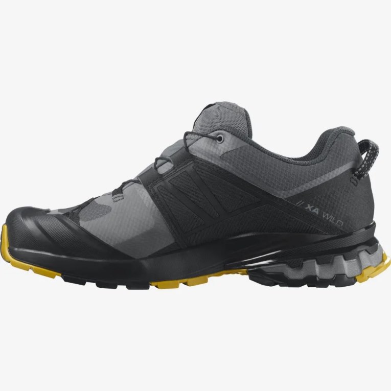 Tenis Para Trail Running Salomon Xa Wild GTX Hombre Negros Grises | MX OJDR208